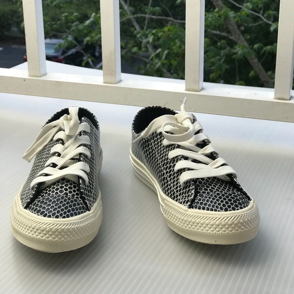 NWT Converse Gemma OX Black Mouse W AUTHENTIC - Picture 5 of 7